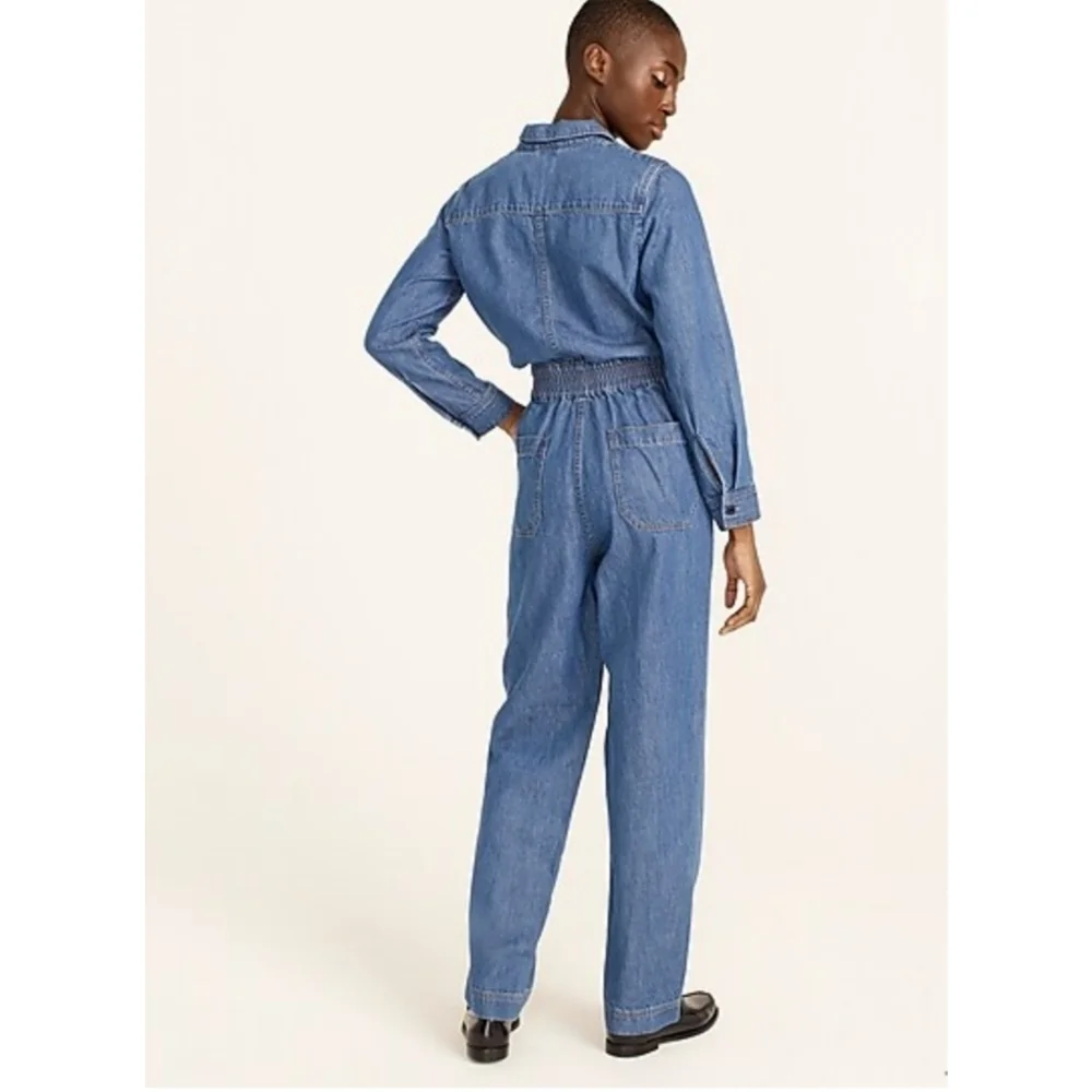 6. J.Crew Denim jumpsuit
